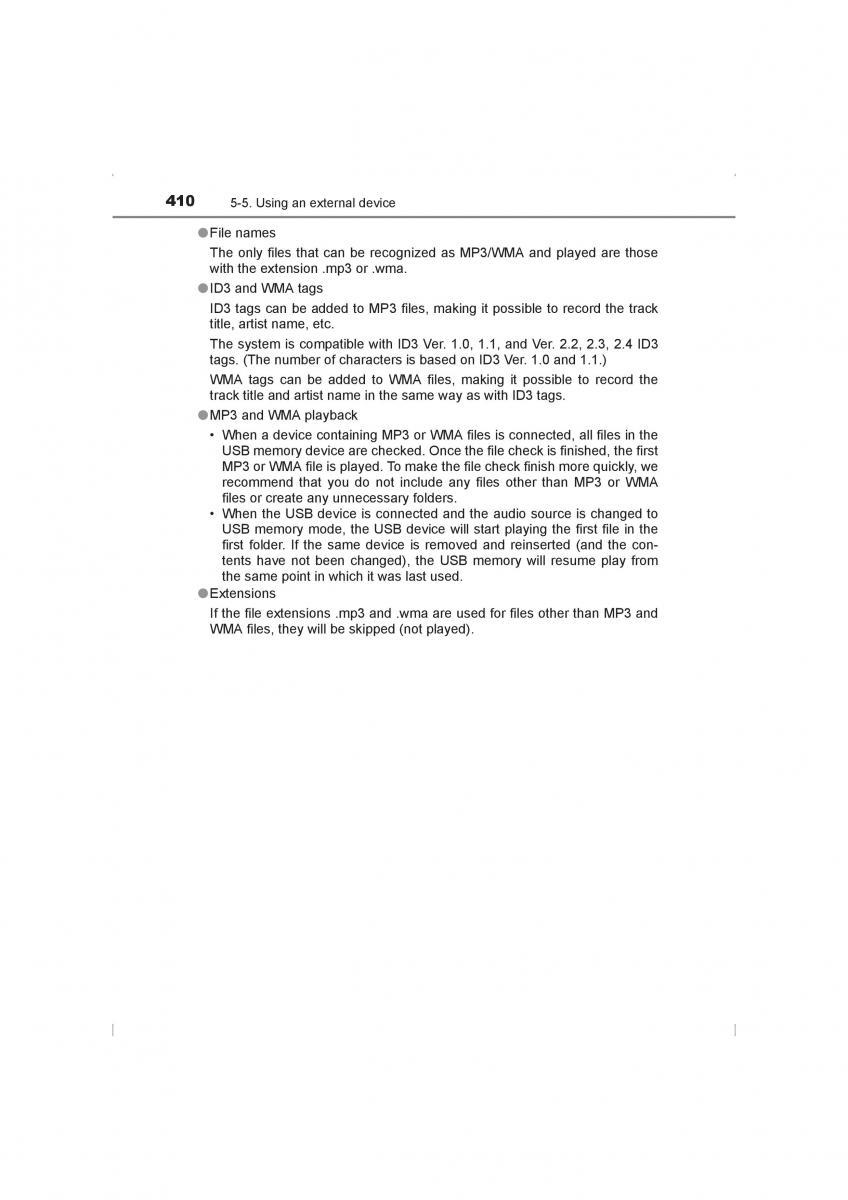 Toyota Hilux VIII 8 AN120 AN130 owners manual / page 410