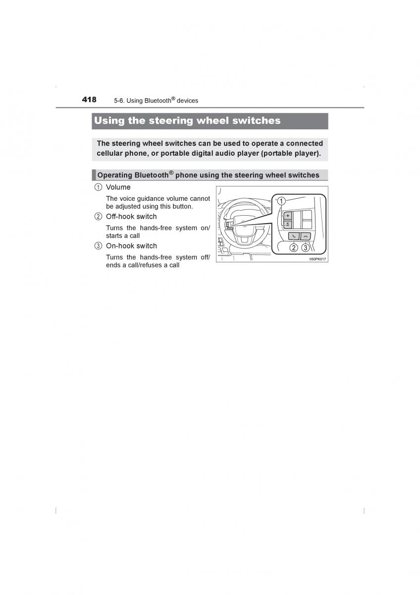 Toyota Hilux VIII 8 AN120 AN130 owners manual / page 418