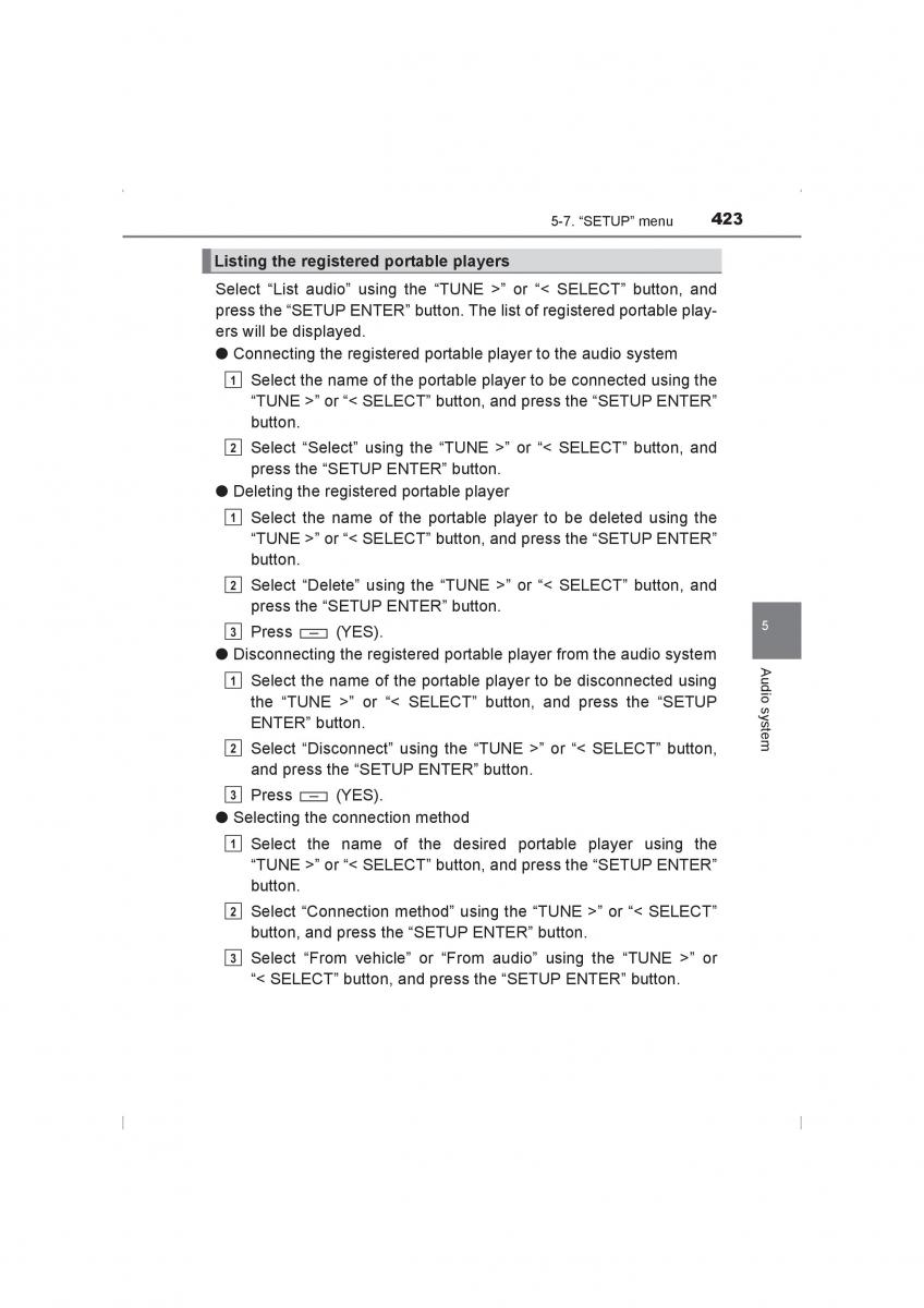 Toyota Hilux VIII 8 AN120 AN130 owners manual / page 423