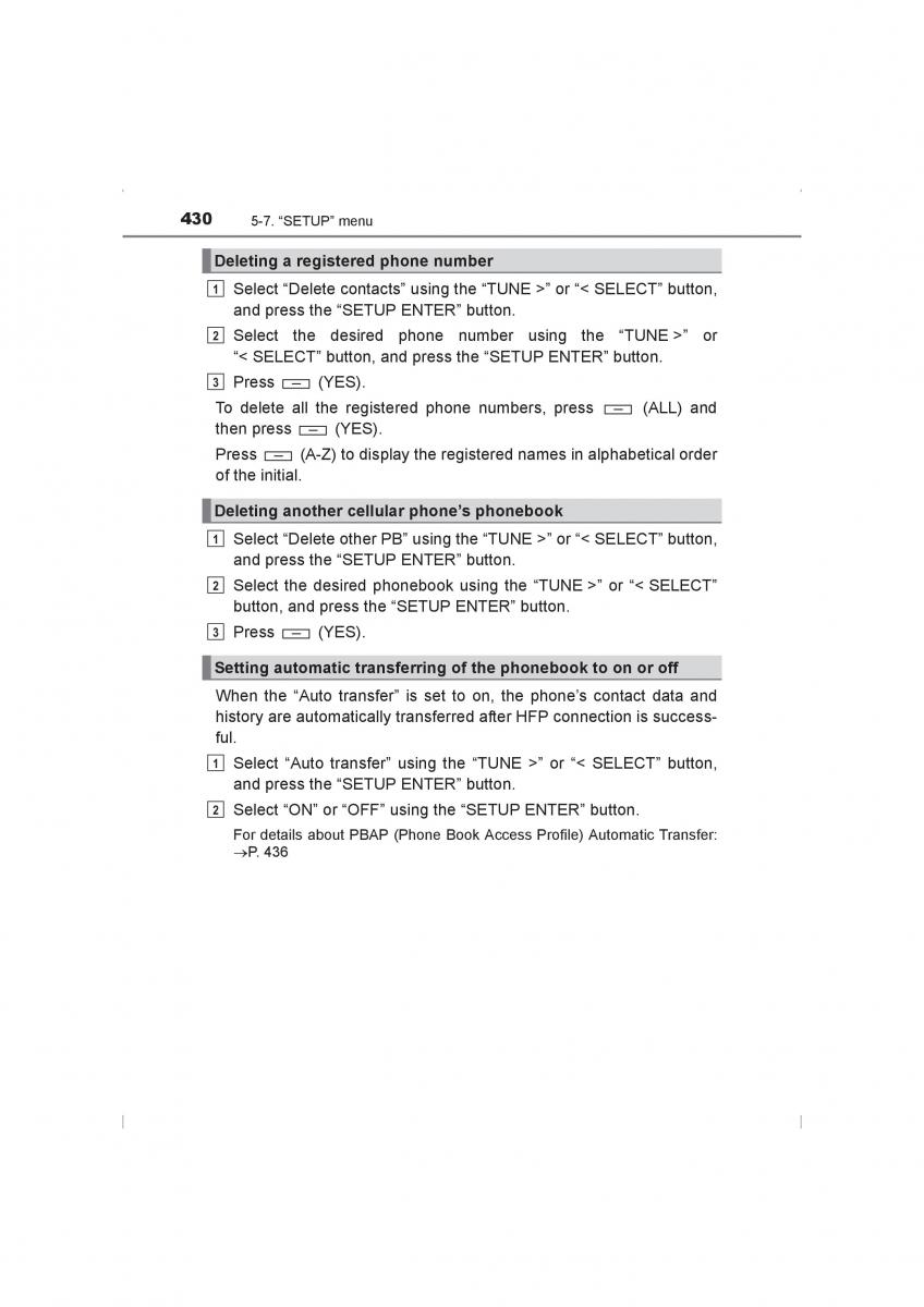 Toyota Hilux VIII 8 AN120 AN130 owners manual / page 430