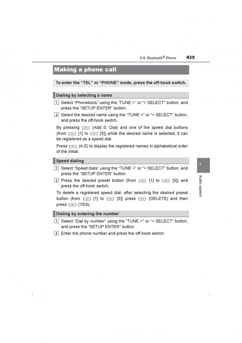 Toyota Hilux VIII 8 AN120 AN130 owners manual / page 435