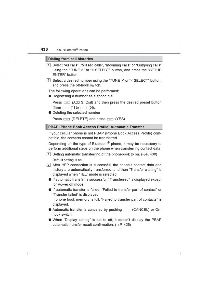 Toyota Hilux VIII 8 AN120 AN130 owners manual / page 436