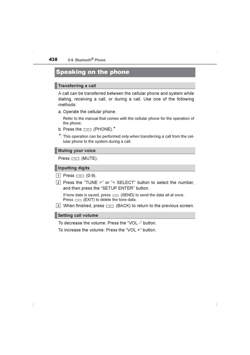 Toyota Hilux VIII 8 AN120 AN130 owners manual / page 438