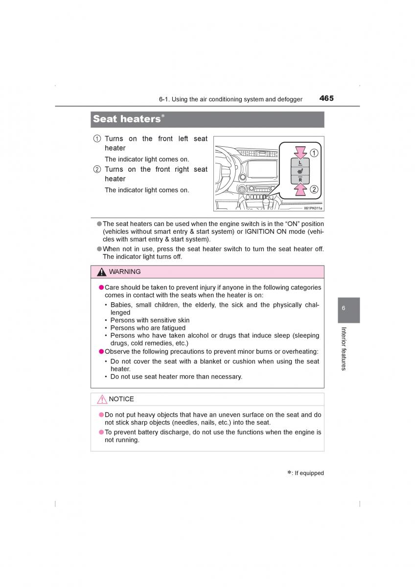 Toyota Hilux VIII 8 AN120 AN130 owners manual / page 465