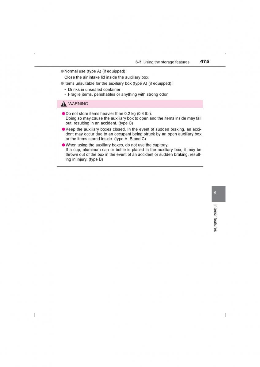 Toyota Hilux VIII 8 AN120 AN130 owners manual / page 475