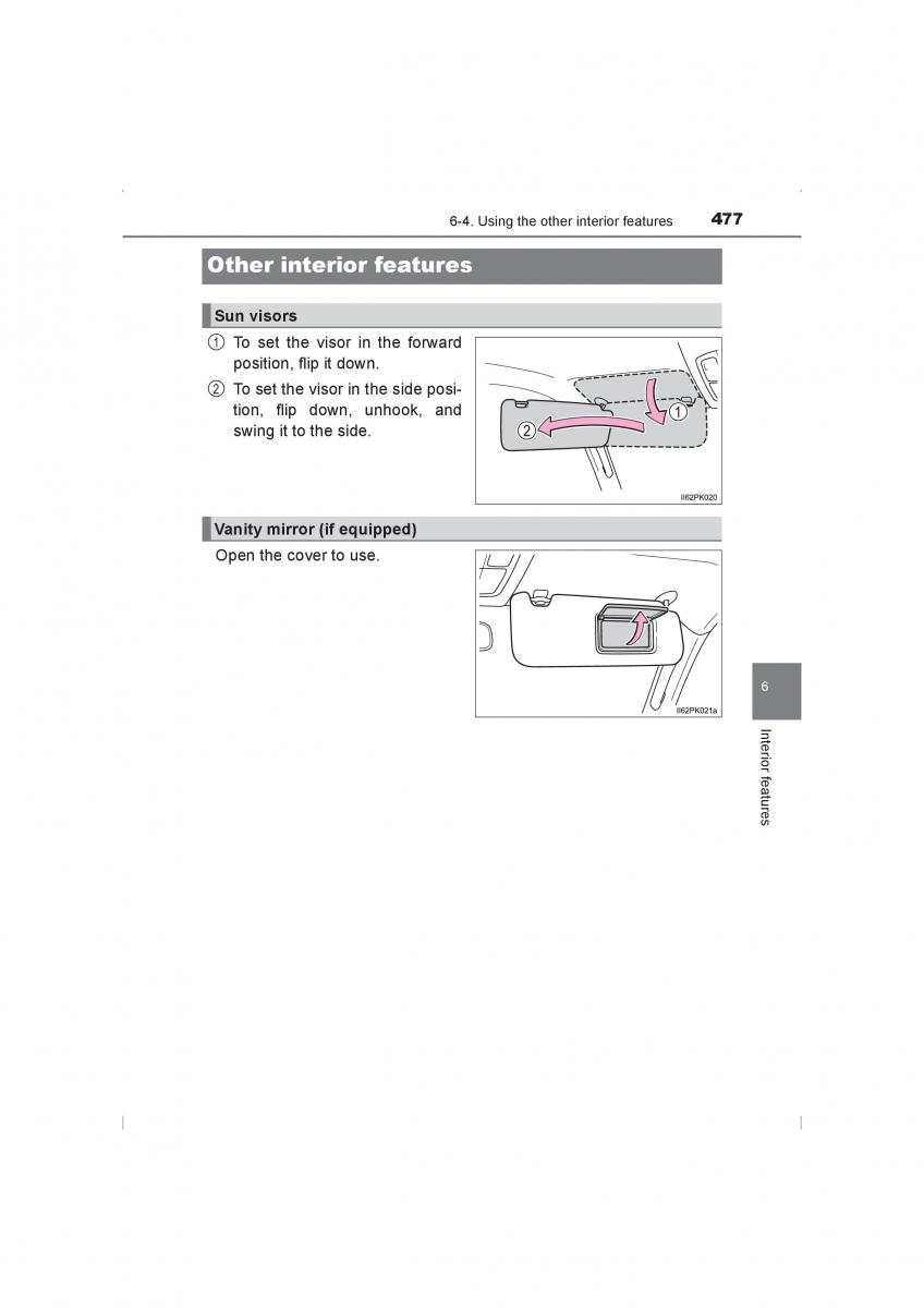 Toyota Hilux VIII 8 AN120 AN130 owners manual / page 477