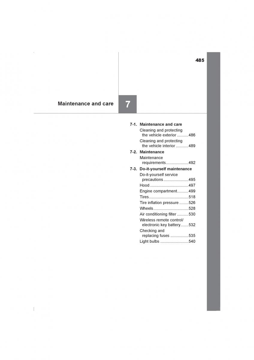 Toyota Hilux VIII 8 AN120 AN130 owners manual / page 485