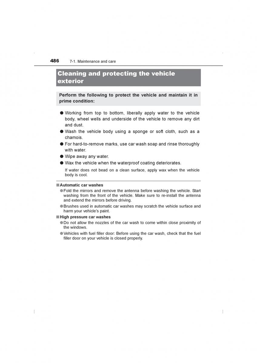 Toyota Hilux VIII 8 AN120 AN130 owners manual / page 486