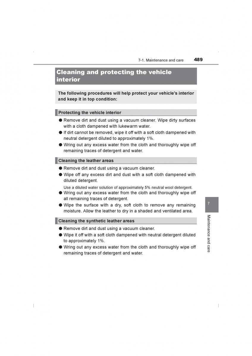 Toyota Hilux VIII 8 AN120 AN130 owners manual / page 489