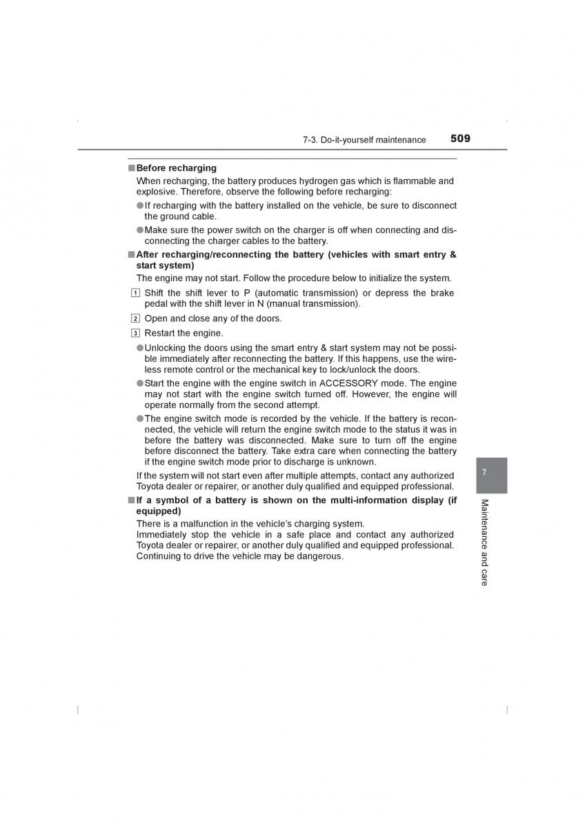 Toyota Hilux VIII 8 AN120 AN130 owners manual / page 509