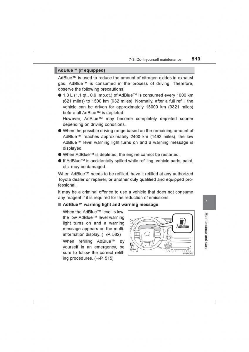 Toyota Hilux VIII 8 AN120 AN130 owners manual / page 513