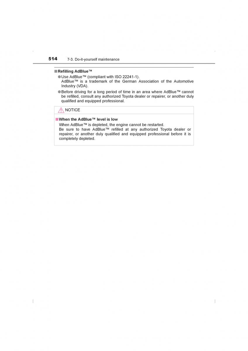 Toyota Hilux VIII 8 AN120 AN130 owners manual / page 514