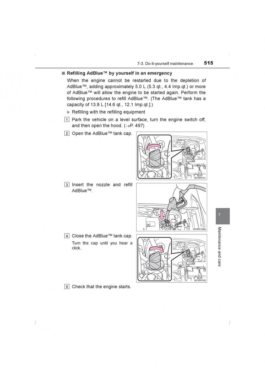 Toyota Hilux VIII 8 AN120 AN130 owners manual / page 515