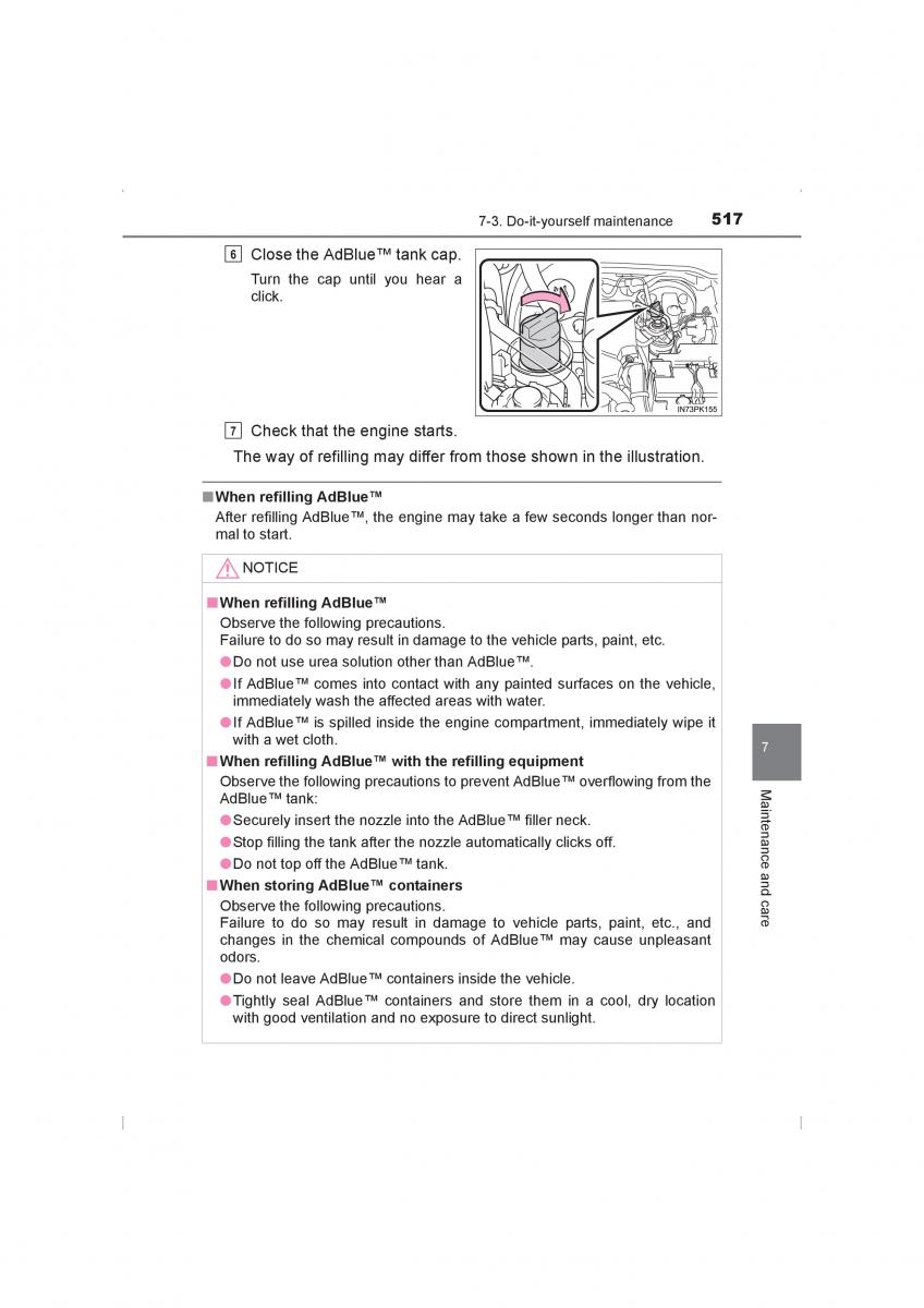 Toyota Hilux VIII 8 AN120 AN130 owners manual / page 517