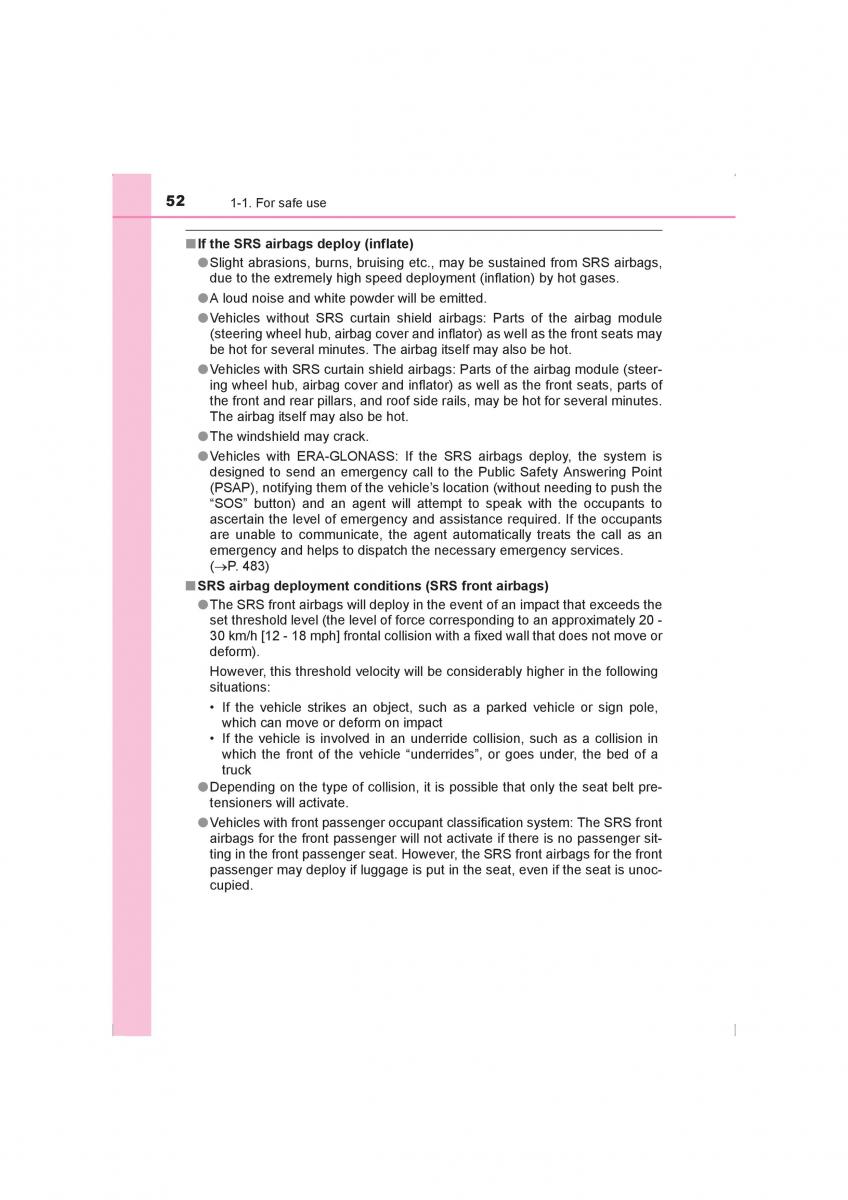 Toyota Hilux VIII 8 AN120 AN130 owners manual / page 52