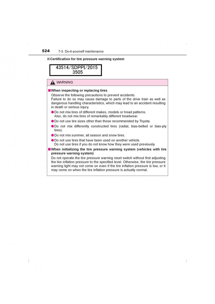 Toyota Hilux VIII 8 AN120 AN130 owners manual / page 524