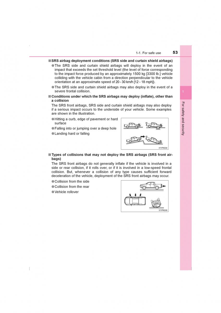 Toyota Hilux VIII 8 AN120 AN130 owners manual / page 53