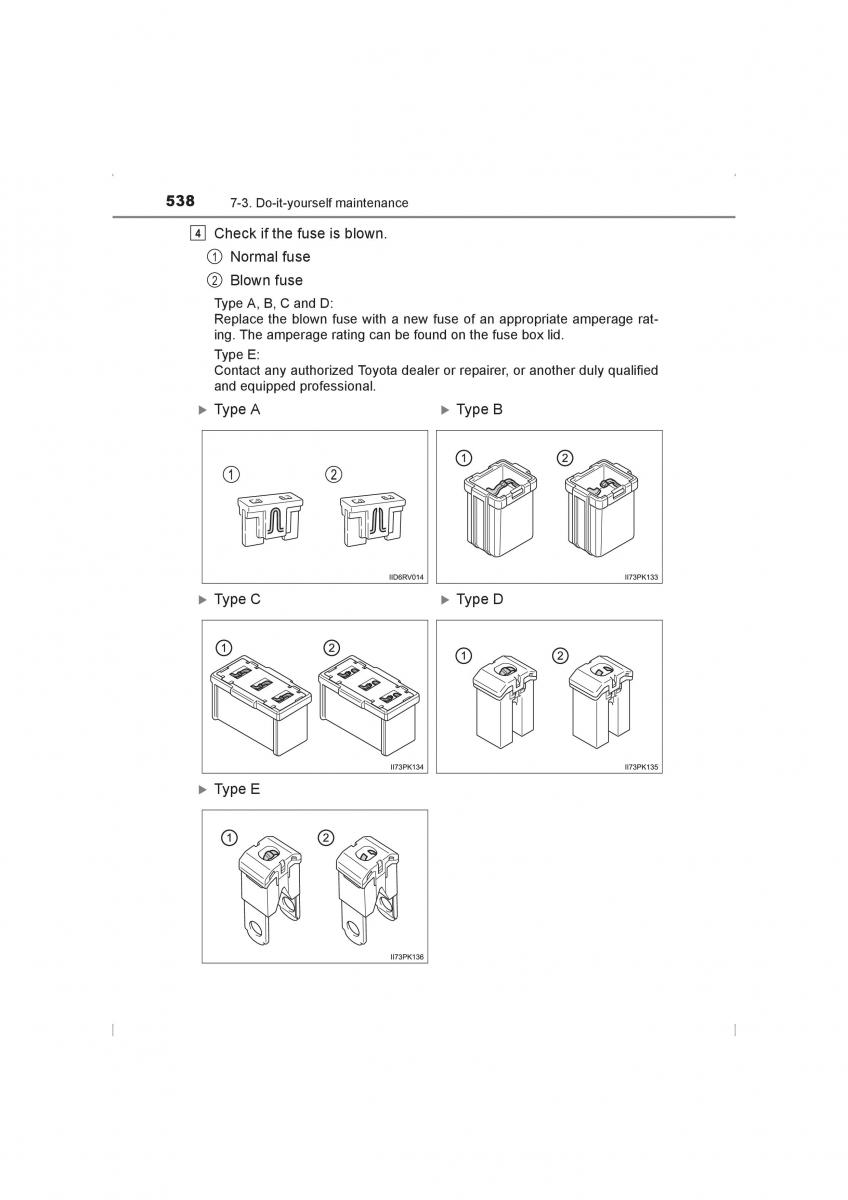 Toyota Hilux VIII 8 AN120 AN130 owners manual / page 538