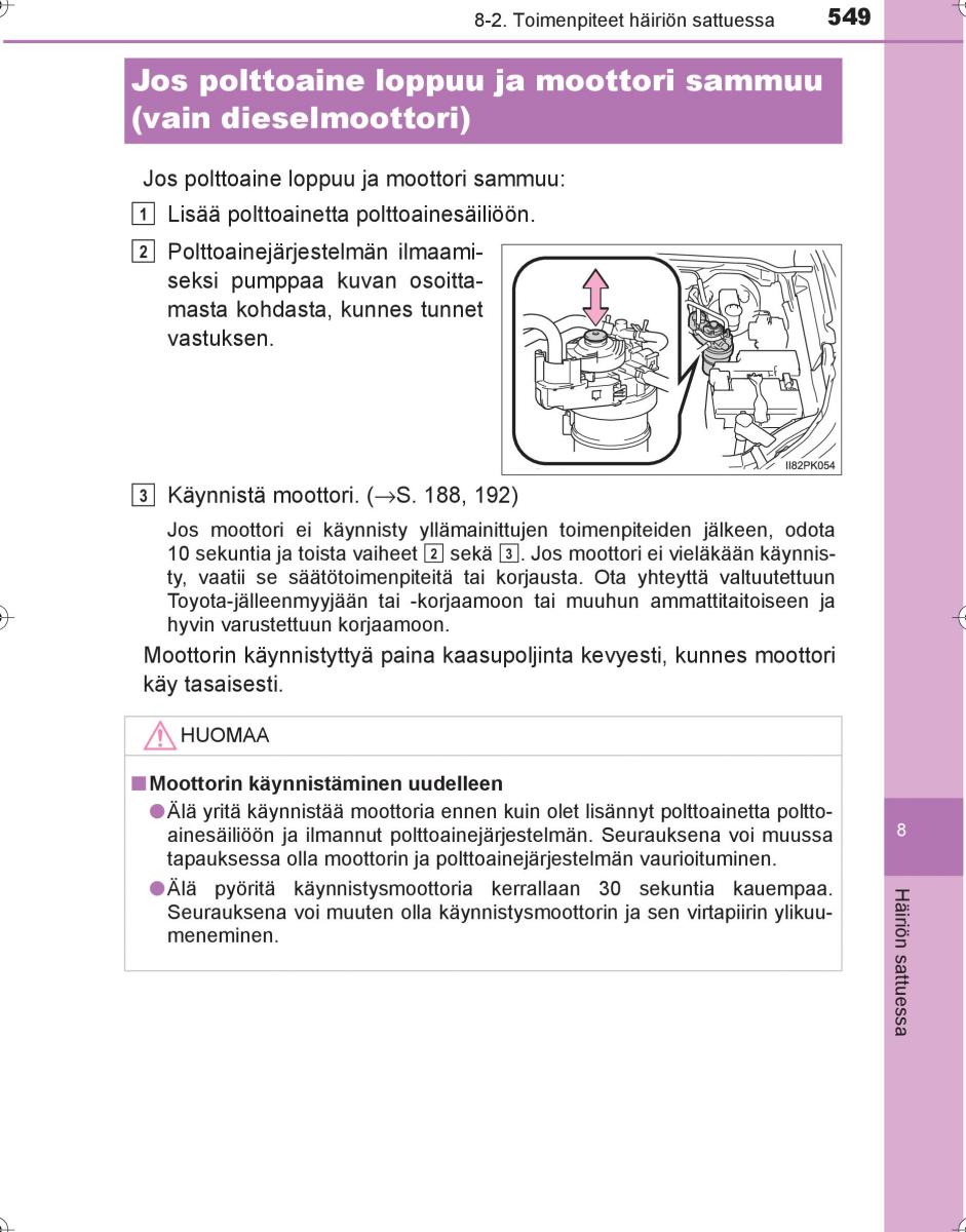 Toyota Hilux VIII 8 AN120 AN130 omistajan kasikirja / page 549