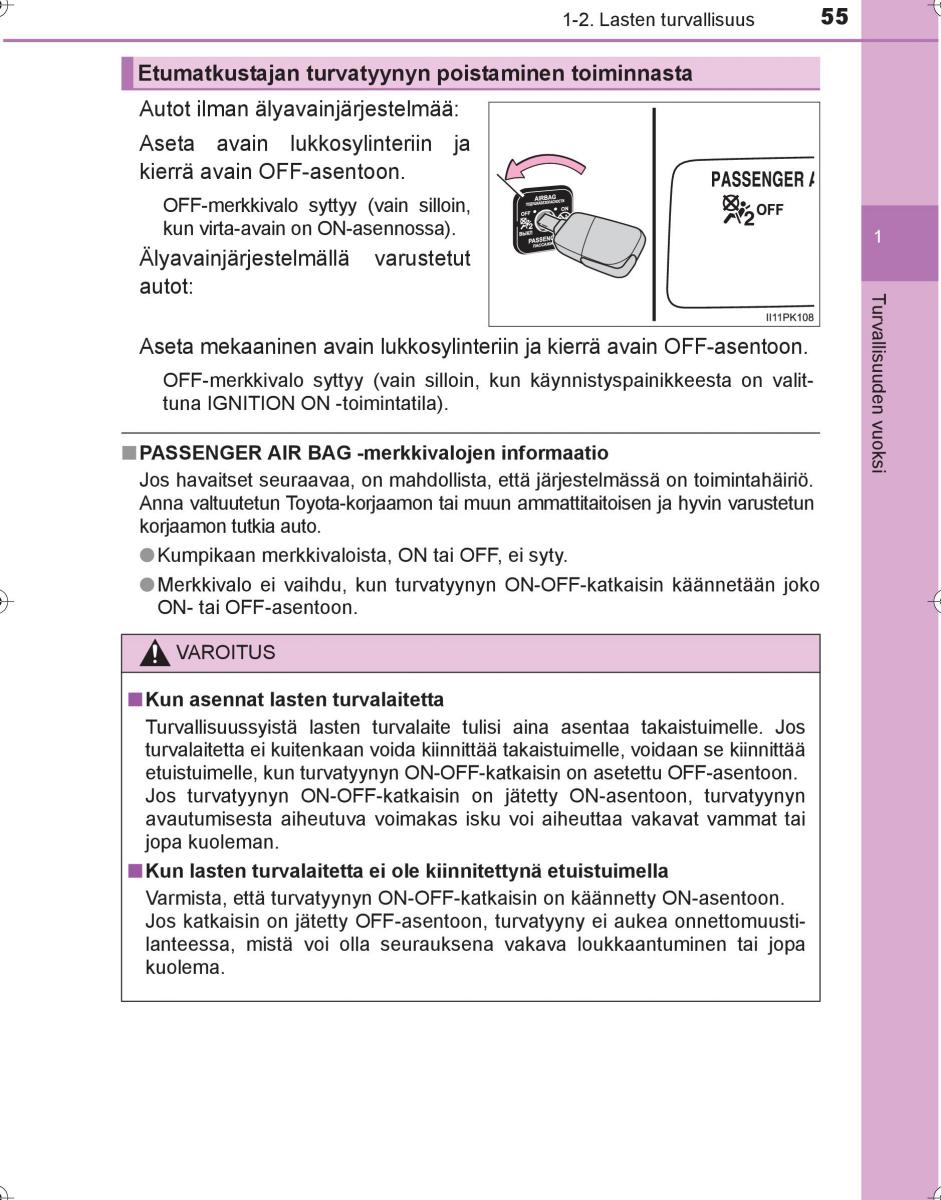 Toyota Hilux VIII 8 AN120 AN130 omistajan kasikirja / page 55