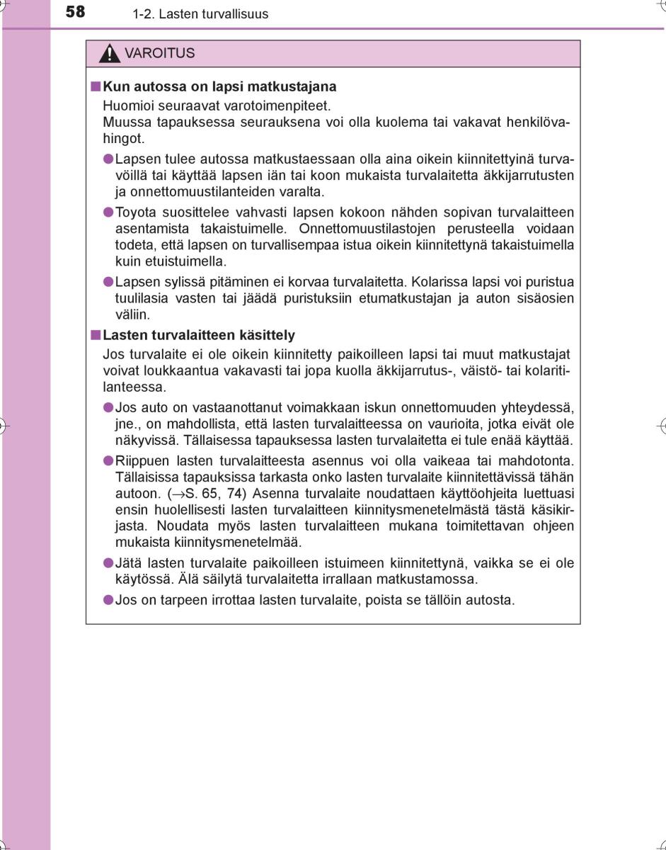 Toyota Hilux VIII 8 AN120 AN130 omistajan kasikirja / page 58