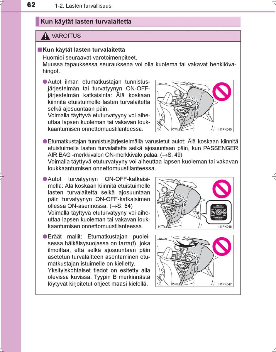 Toyota Hilux VIII 8 AN120 AN130 omistajan kasikirja / page 62