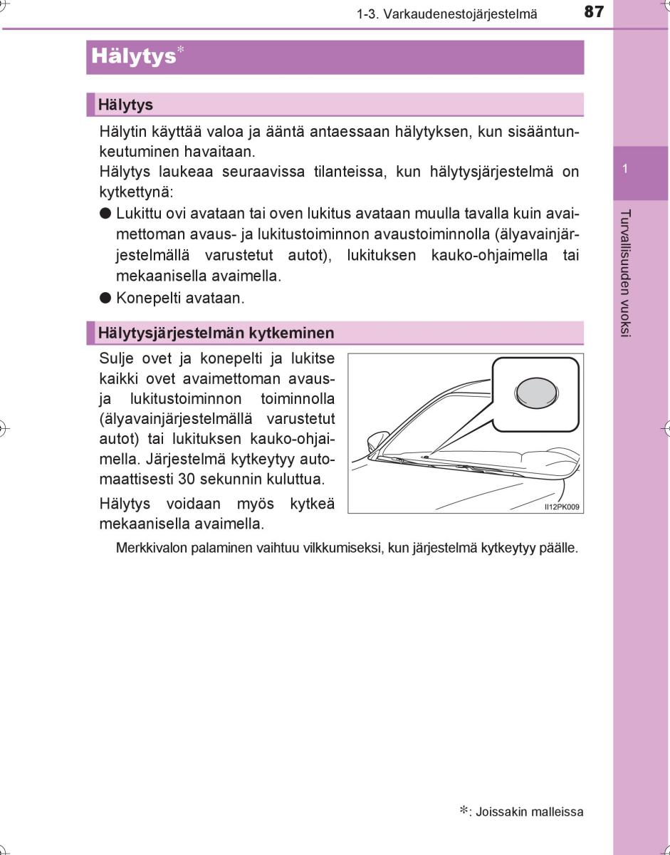 Toyota Hilux VIII 8 AN120 AN130 omistajan kasikirja / page 87