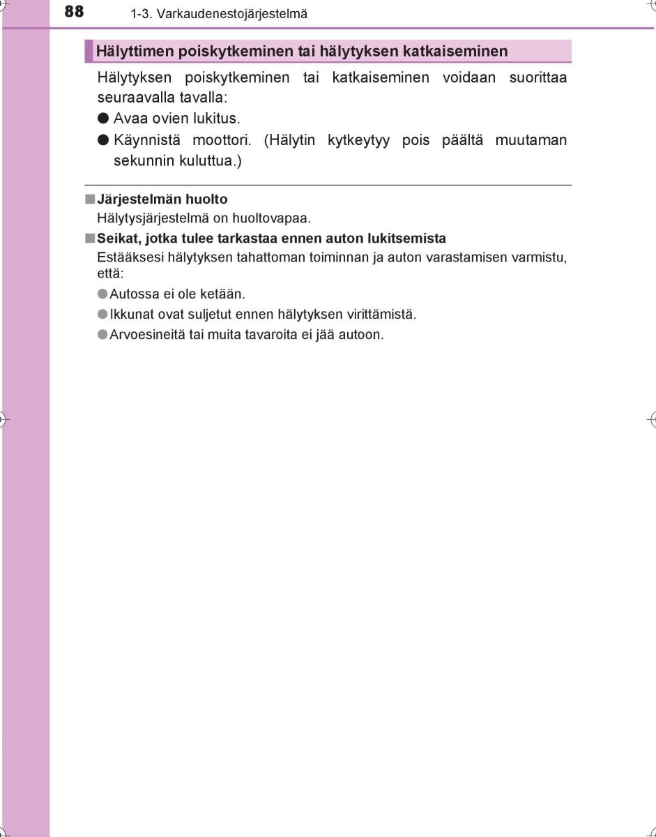 Toyota Hilux VIII 8 AN120 AN130 omistajan kasikirja / page 88