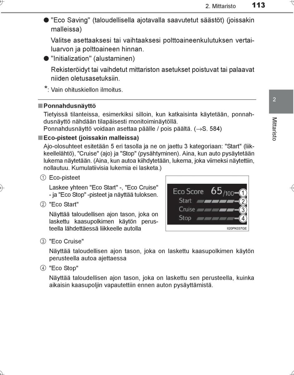 Toyota Hilux VIII 8 AN120 AN130 omistajan kasikirja / page 113