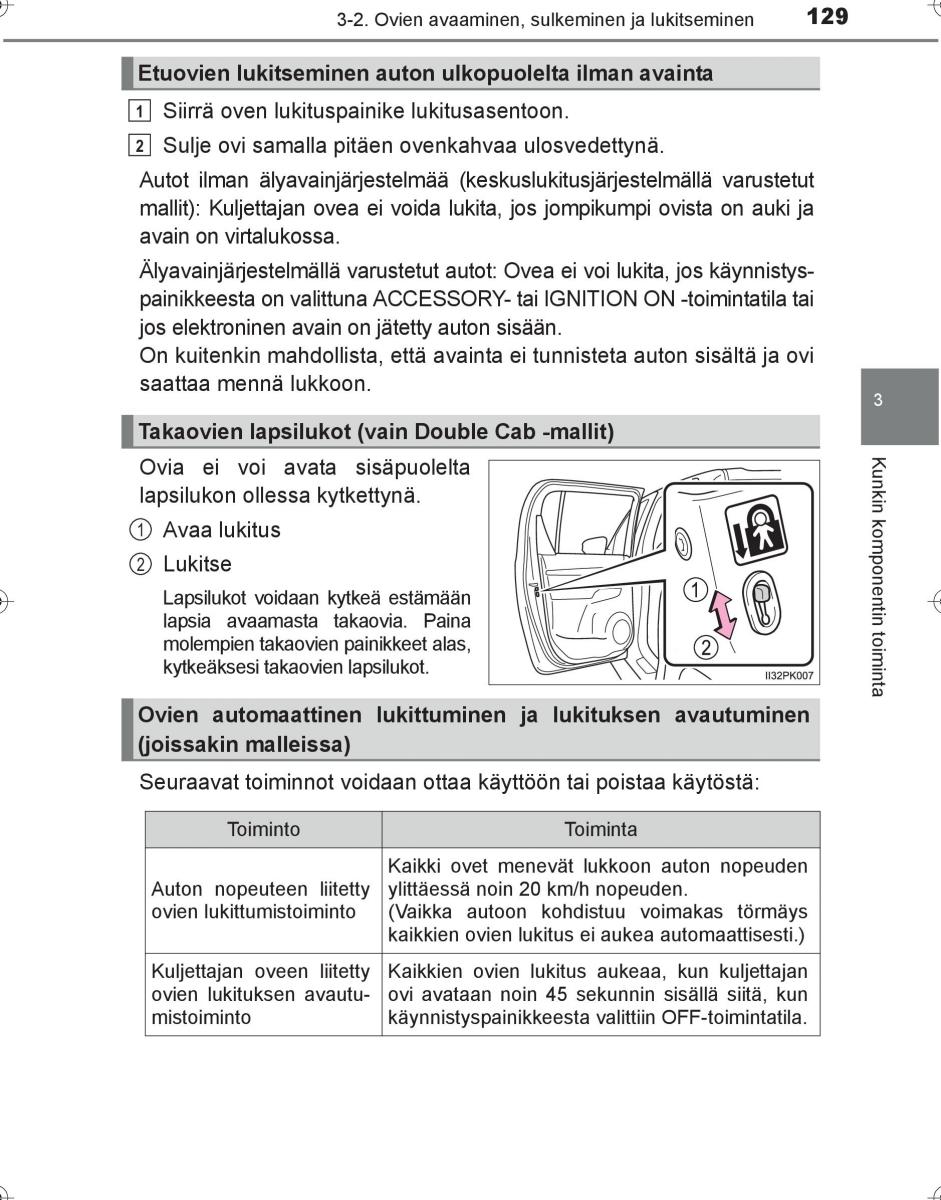 Toyota Hilux VIII 8 AN120 AN130 omistajan kasikirja / page 129