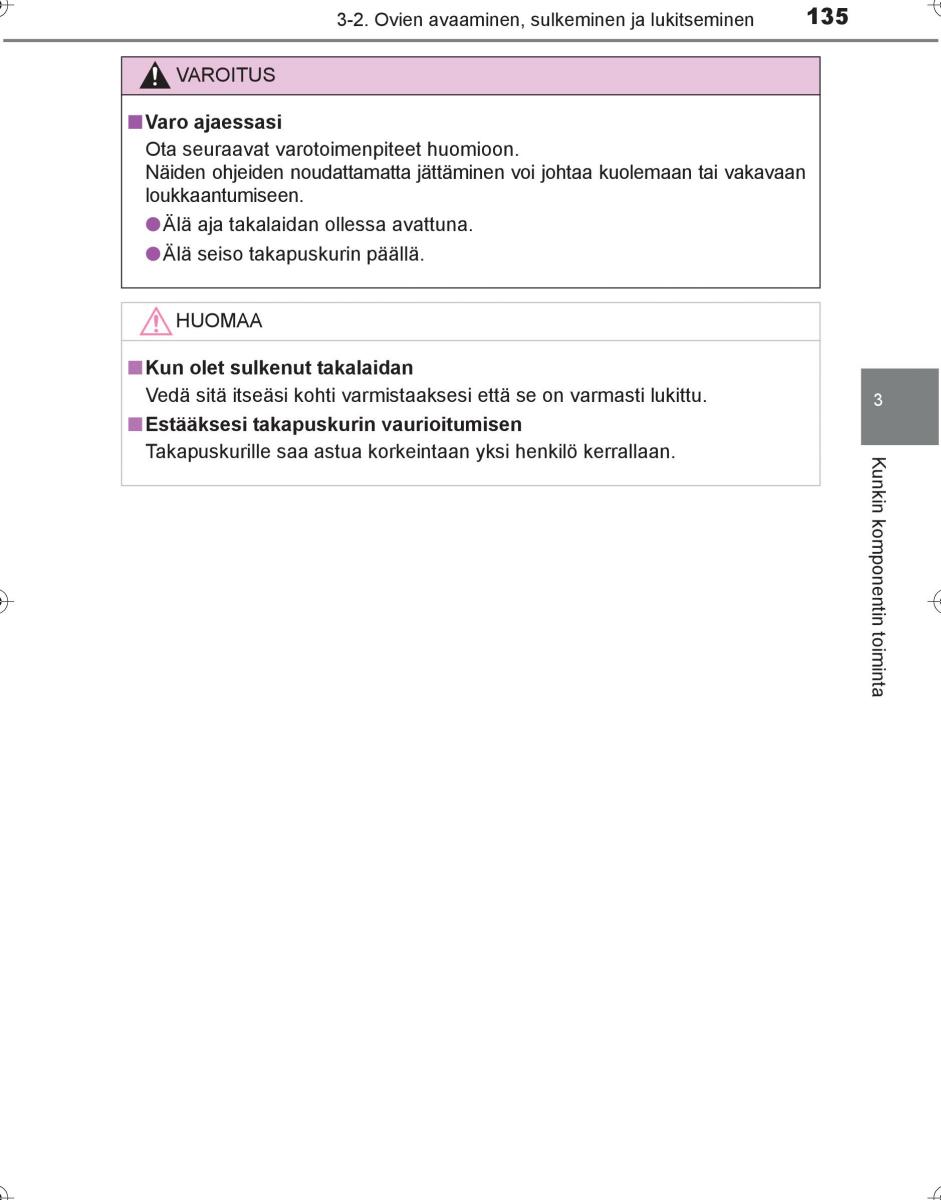 Toyota Hilux VIII 8 AN120 AN130 omistajan kasikirja / page 135