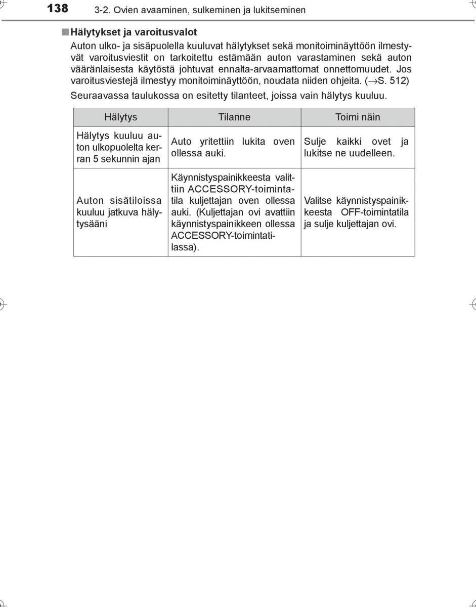 Toyota Hilux VIII 8 AN120 AN130 omistajan kasikirja / page 138