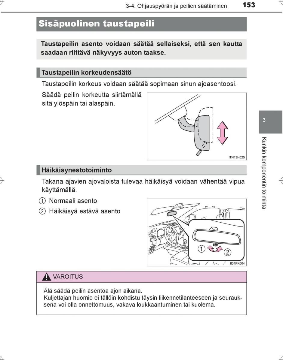 Toyota Hilux VIII 8 AN120 AN130 omistajan kasikirja / page 153