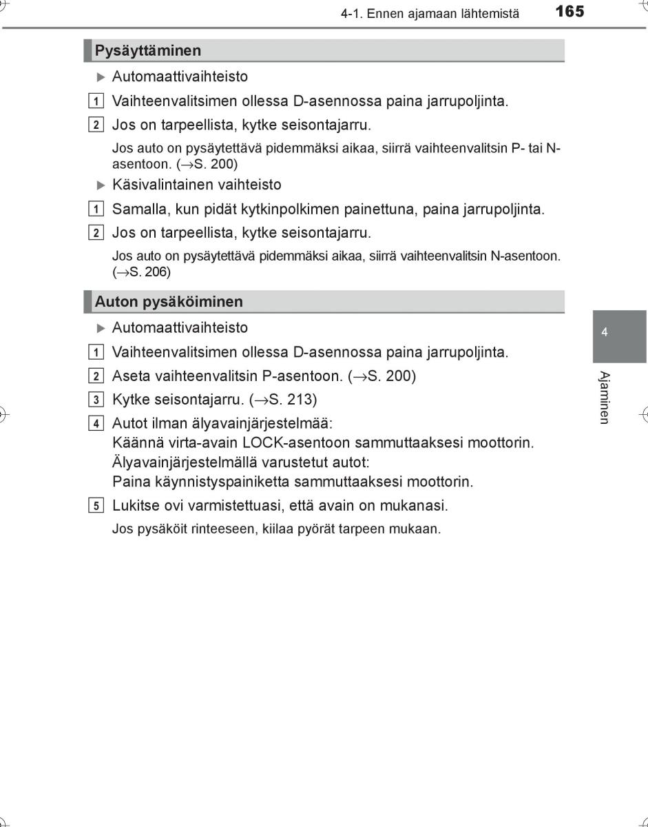 Toyota Hilux VIII 8 AN120 AN130 omistajan kasikirja / page 165