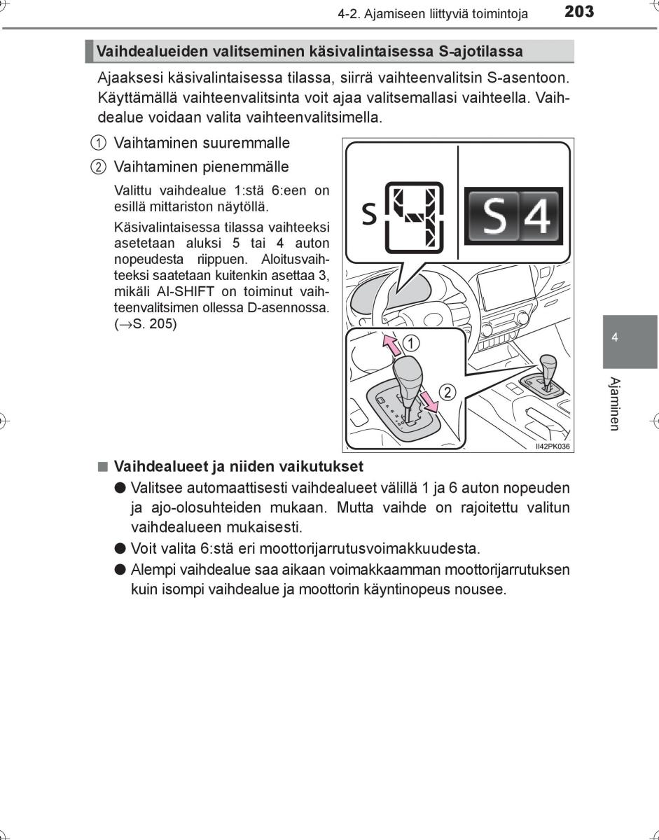 Toyota Hilux VIII 8 AN120 AN130 omistajan kasikirja / page 203