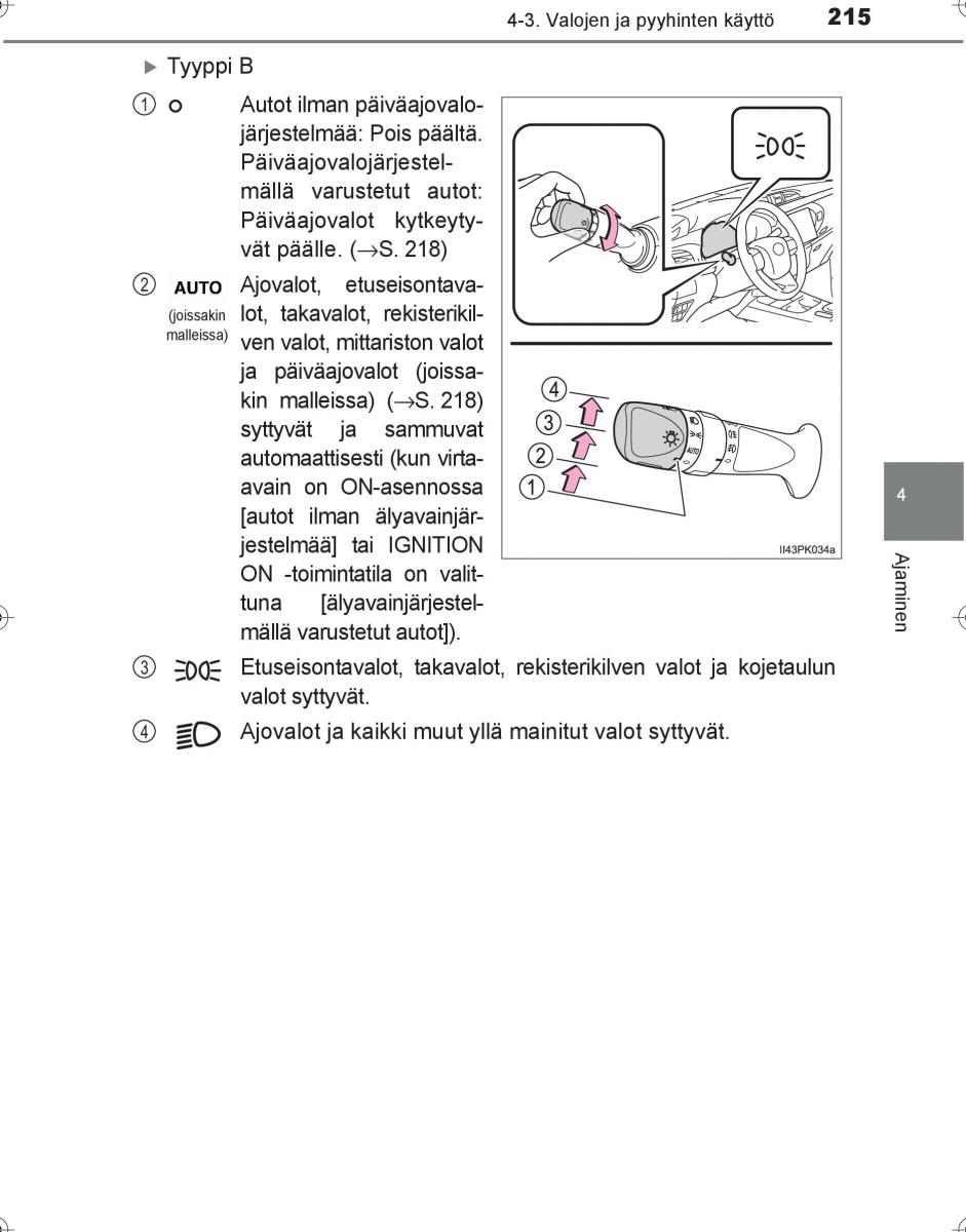 Toyota Hilux VIII 8 AN120 AN130 omistajan kasikirja / page 215