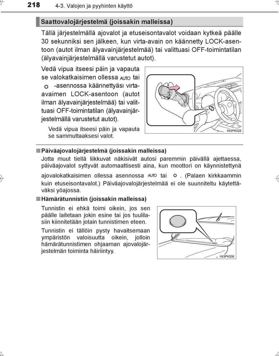 Toyota Hilux VIII 8 AN120 AN130 omistajan kasikirja / page 218