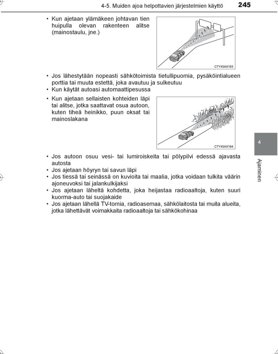 Toyota Hilux VIII 8 AN120 AN130 omistajan kasikirja / page 245