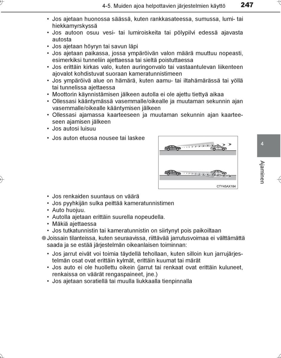 Toyota Hilux VIII 8 AN120 AN130 omistajan kasikirja / page 247