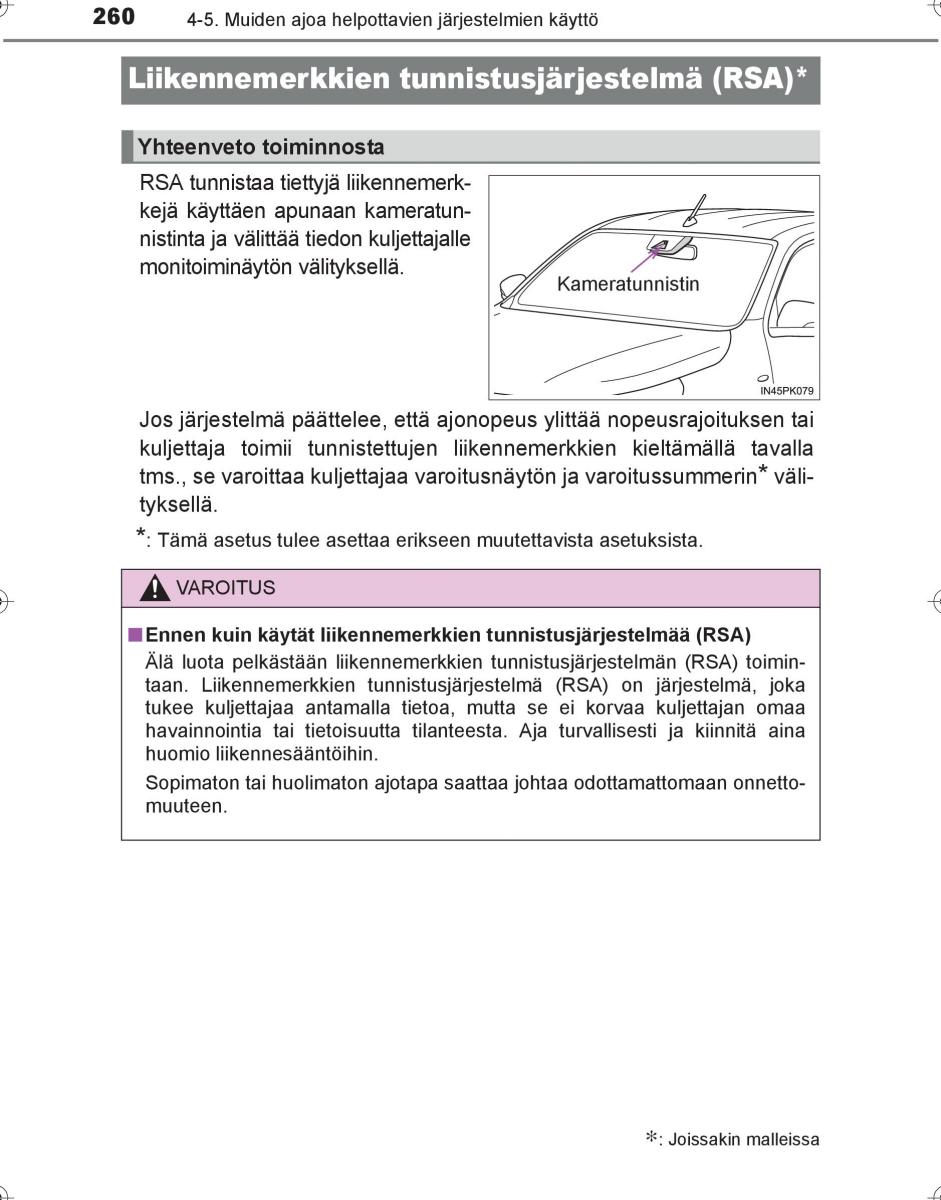 Toyota Hilux VIII 8 AN120 AN130 omistajan kasikirja / page 260