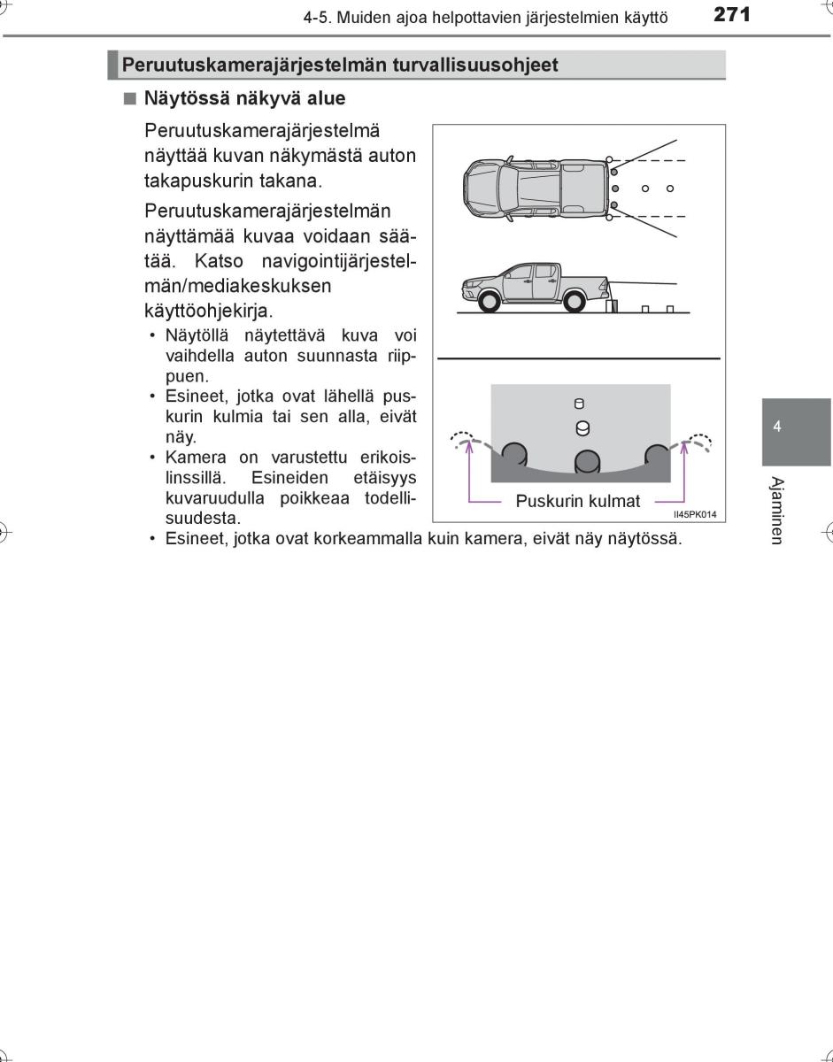 Toyota Hilux VIII 8 AN120 AN130 omistajan kasikirja / page 271