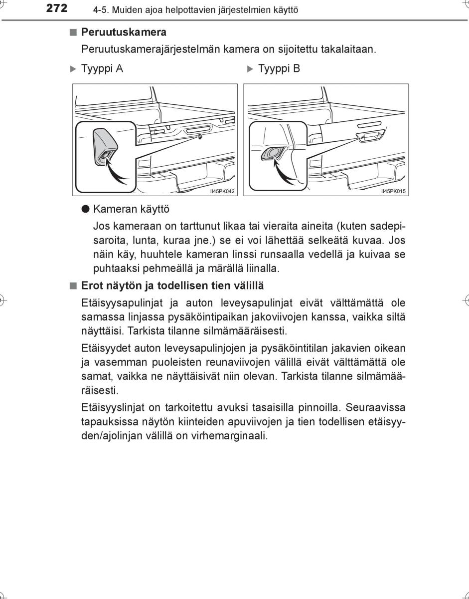 Toyota Hilux VIII 8 AN120 AN130 omistajan kasikirja / page 272