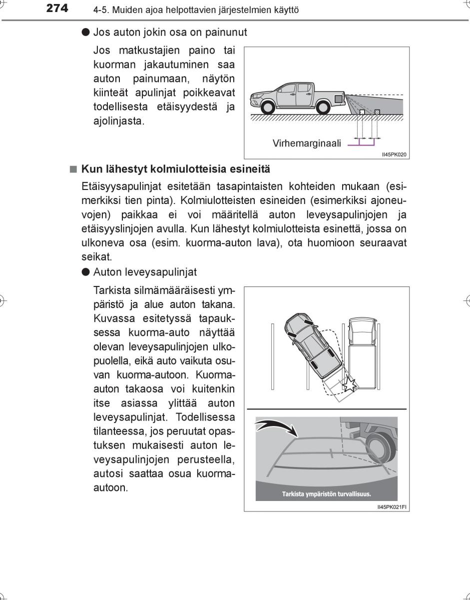 Toyota Hilux VIII 8 AN120 AN130 omistajan kasikirja / page 274