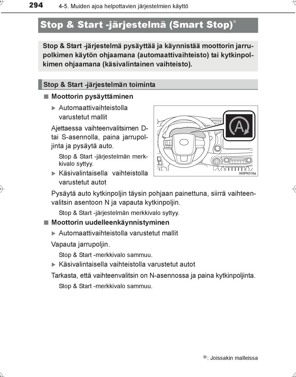 Toyota Hilux VIII 8 AN120 AN130 omistajan kasikirja / page 294