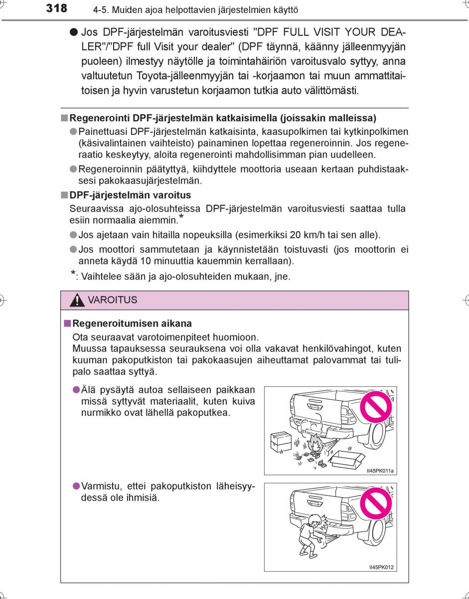 Toyota Hilux VIII 8 AN120 AN130 omistajan kasikirja / page 318