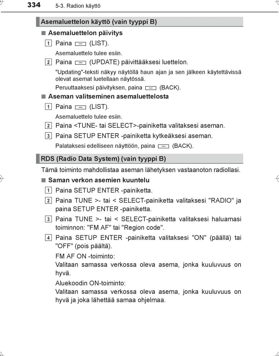 Toyota Hilux VIII 8 AN120 AN130 omistajan kasikirja / page 334