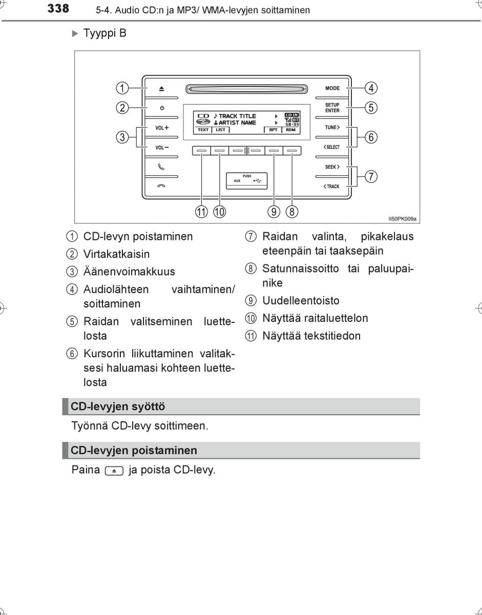 Toyota Hilux VIII 8 AN120 AN130 omistajan kasikirja / page 338