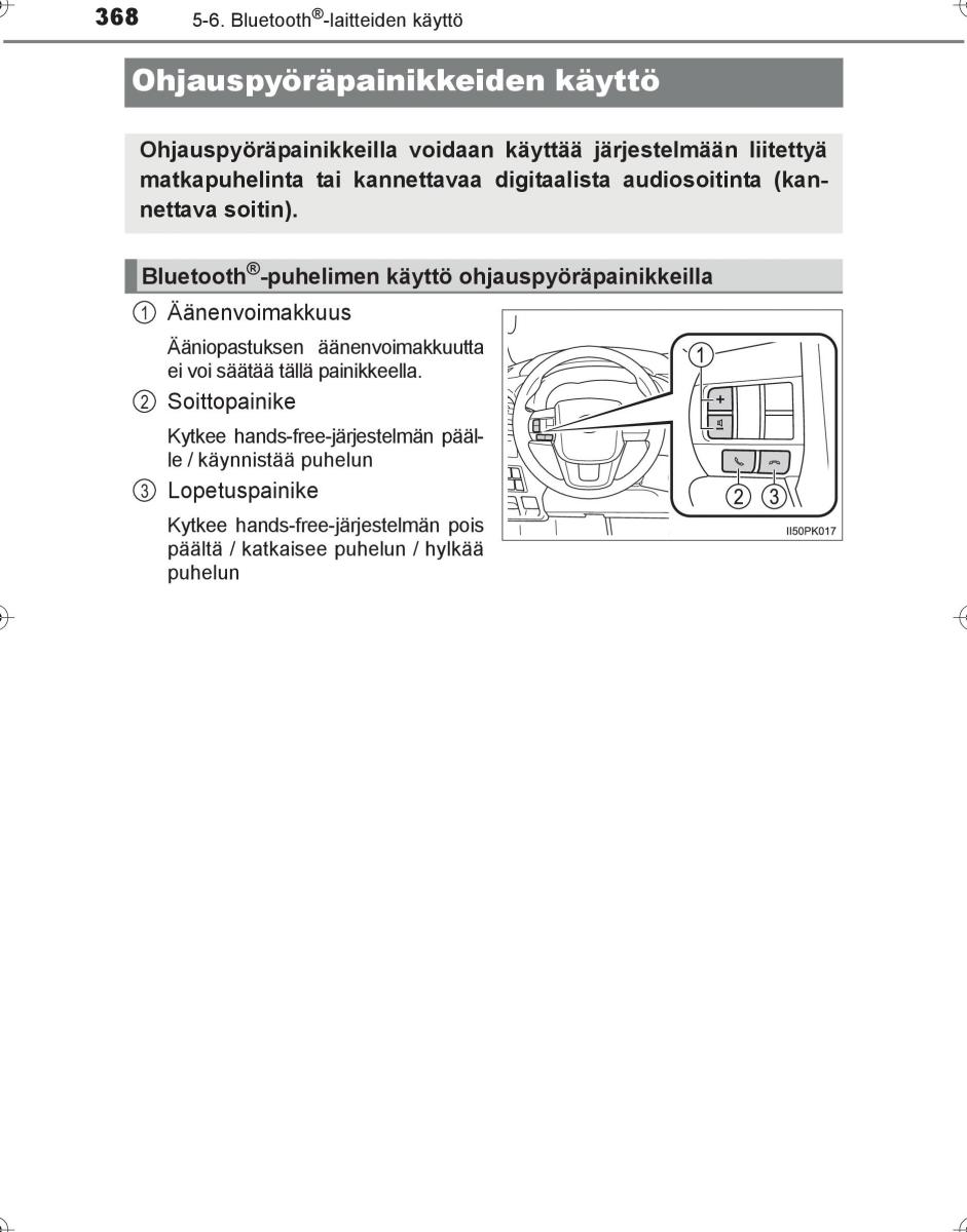 Toyota Hilux VIII 8 AN120 AN130 omistajan kasikirja / page 368