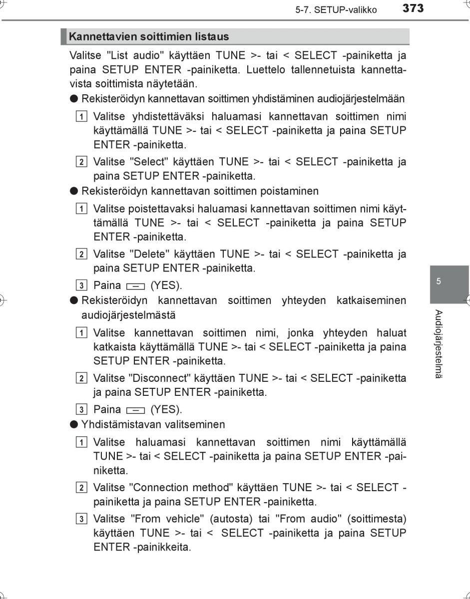 Toyota Hilux VIII 8 AN120 AN130 omistajan kasikirja / page 373