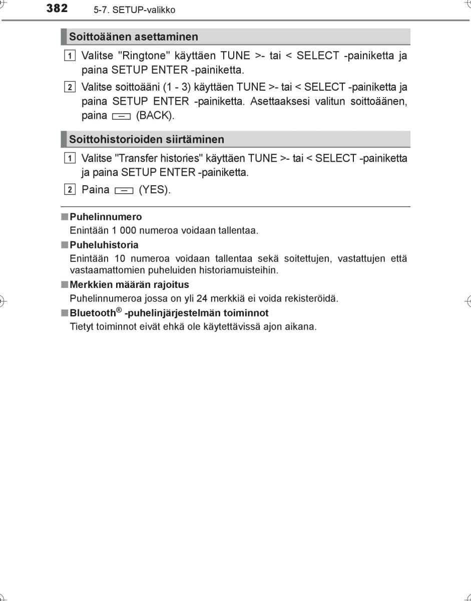 Toyota Hilux VIII 8 AN120 AN130 omistajan kasikirja / page 382